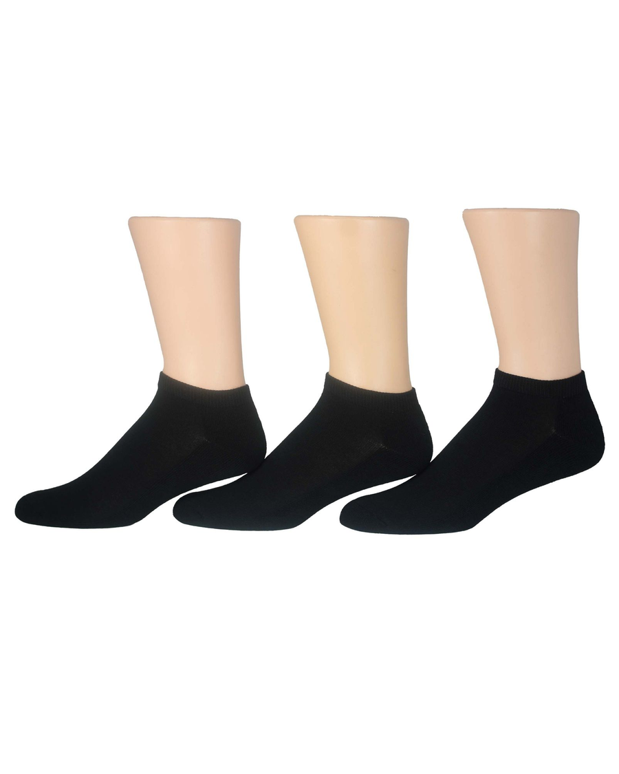 (image for) Excellent Quality 1/2 Cushion Low Cut Socks, 3 Pack